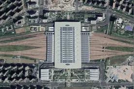 卫星俯瞰浙江省各地级市主要火车站图片