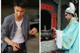 90后戏曲小生动手不动口，能把丑女变美女图片