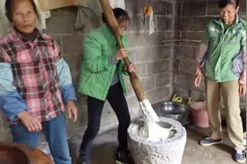 简单传统手工糍粑的做法，想吃美味又好吃糍粑不用去买了