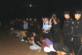 衡水现“细狗撵兔”赌局，5小时被警方端窝图片