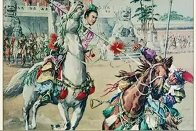 《岳飞传》可以换个方式读，今天看《岳飞枪挑小梁王》图片
