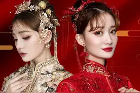 化妆师必收 | 18款绝美中式新娘造型，精致又高级图片