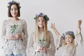 英国妈妈与女儿拍写真像少女，羡煞众人，54万网友直呼想要女儿图片