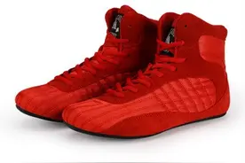 摔跤鞋拳击鞋散打柔术深蹲鞋图片