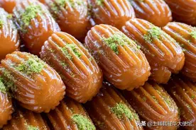土耳其街头甜点：甜蜜的美食图片