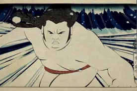 法国插画家燃起浮世绘风的东京奥运会宣传片图片