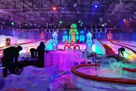 武汉紫薇都市田园门票全免，斥资千万的“梦幻冰雪世界”十一开业图片