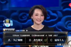 董卿：“江山如此多娇，引无数英雄竞折腰”，“折腰”是何意？图片