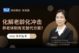 赵耀辉：化解老龄化冲击，养老体制有无替代方案？图片