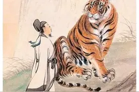 古人救了老虎一命，老虎知恩图报，竟然帮助他娶妻生子图片