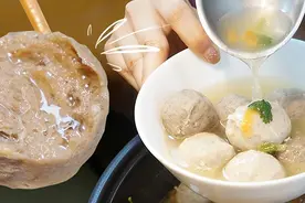 潮汕这家卖到全国各地的牛肉丸，每天卖出数千斤，一口就爆汁图片