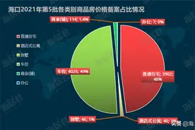 又一批，海口8135套房源价格备案，毛坯住宅均价约13671元/平图片