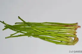 泡臭豆腐的原料，苋菜梗农村很常见却没人知道，做成腌菜味道一绝图片