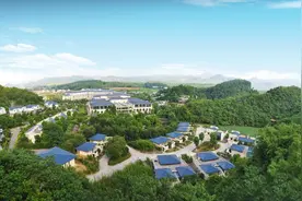 宛如仙境般的韶关乳源，度假村四面群山环抱，空气清新景色宜人图片