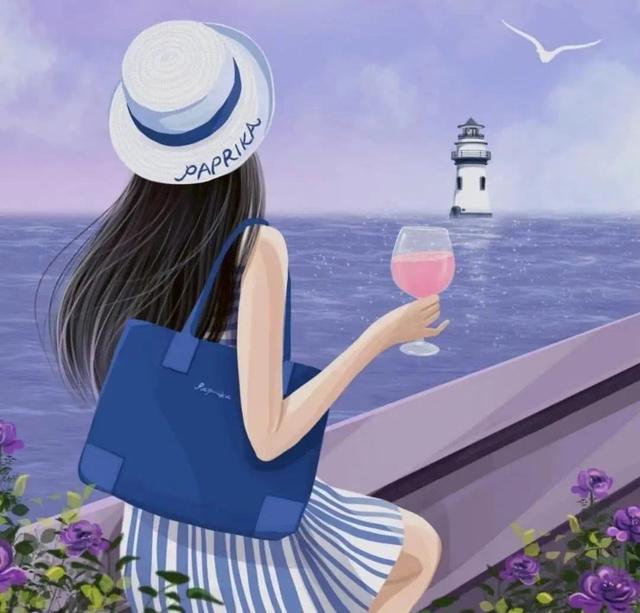 超多气质高冷的手绘女生头像,闺蜜头像