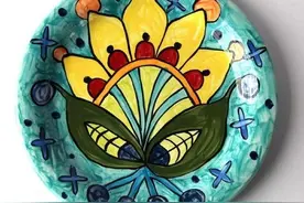 儿童画素材｜盘子上的艺术创作，让我们的生活优雅起来图片