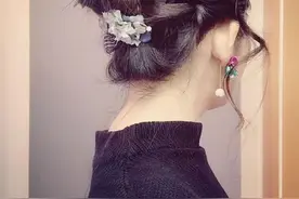 长发就要这样盘起来，高贵又优雅图片