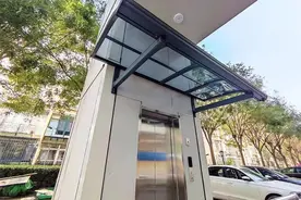天津又一老小区加装电梯投用图片