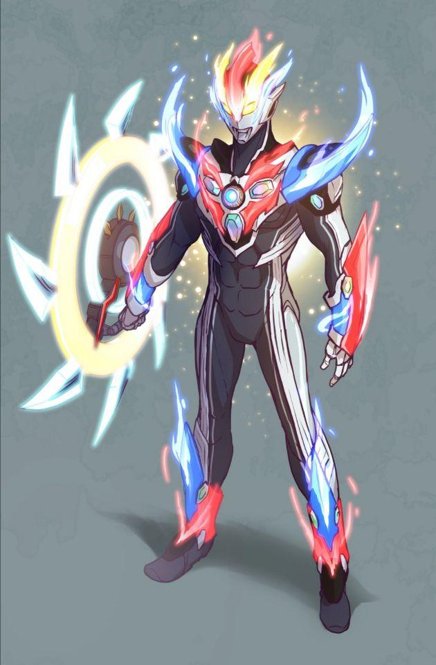 圆谷永远无法还原的同人新设，德尔塔天爪恶魔化，赛罗妈妈太美了