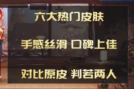 这六款皮肤，手感丝滑口碑上佳，如果和原皮相比，简直是两个英雄图片
