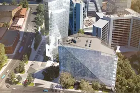 莫斯科世贸中心大厦新方案公布，全玻璃几何形地标性建筑图片