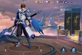 赵云成功晋级S20战士之王，只因这套装备组合，残血打不死图片