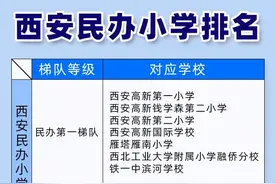 西安民办小学排名图片