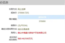 1.63万/平！中海46亿再进三山！双地铁+300米到广佛之眼图片