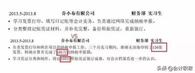 年底是该跳槽加薪了！财务“简历”这么写，通过率高达90%以上