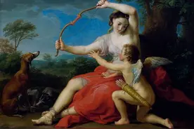 他的画既有洛可可风格的色彩明丽，也有古典主义风格的典雅秀美图片