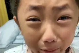 “我说不来普通话”四川一小女孩崩溃大哭，一旁小姨哭笑不得图片