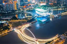 惊艳全国！“海心桥”无人机光影秀+智慧桥梁，牛图片