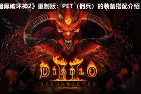 《暗黑破坏神2》重制版：雇佣兵（PET）的装备搭配介绍图片