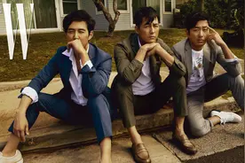 郑雨盛 李正宰 河正宇 W Korea  2018年7月封面图片