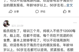 揭露“正规海员中介公司”套路图片