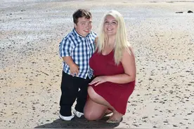 “全球最大身高差”夫妇获吉尼斯记录认证，妻子比丈夫高55公分图片