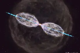 不到60岁！看到恒星“变老”的那一时刻，喷出高速双极气体喷流图片