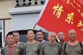 珍宝岛参战的原23军67师老兵庆"八一″图片