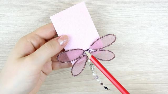 「手工头饰系列」教你学习如何制作漂亮的蜻蜓发夹!