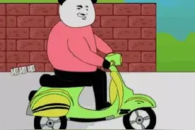 幸盔有你，骑上我心爱的小摩托，它永远不会堵车图片