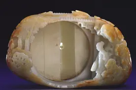 清代“废物利用”造就的玉雕精品——桐萌仕女图纹玉山子图片