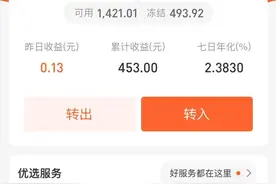 支付宝理财产品之稳健理财图片