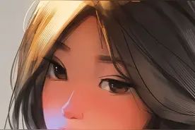 欧美风美女插画壁纸：明月装饰了你的窗子，你装饰了别人的梦图片