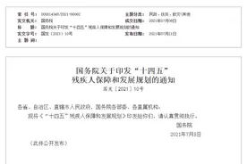 “十四五”残疾人保障和发展规划图片