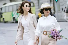 夏天打底裤先收一收，今年流行“真丝裤”，四五十岁女人穿好时髦图片