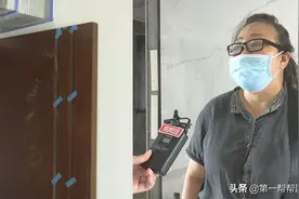 女子购买复合实木门，锯开后，木门内部让她大吃一惊......图片