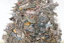 一位日本画家的钢笔画让人瞠目结舌，放大五倍后，艺术品图片