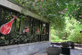 电子南街南段，这个盛开的蔷薇花园，欢迎八方来客观赏图片