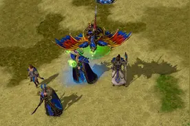 魔兽争霸3：人族联盟中血精灵战力强大，但龙鹰登场率并不高图片