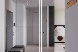 42㎡小宅，开放式布局，隔帘做卧室隔断，实用又温暖图片